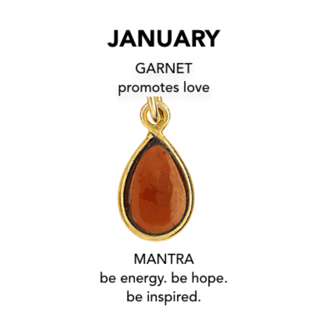 January Birthstone - Garnet  Laterra Gemstones and Crystals