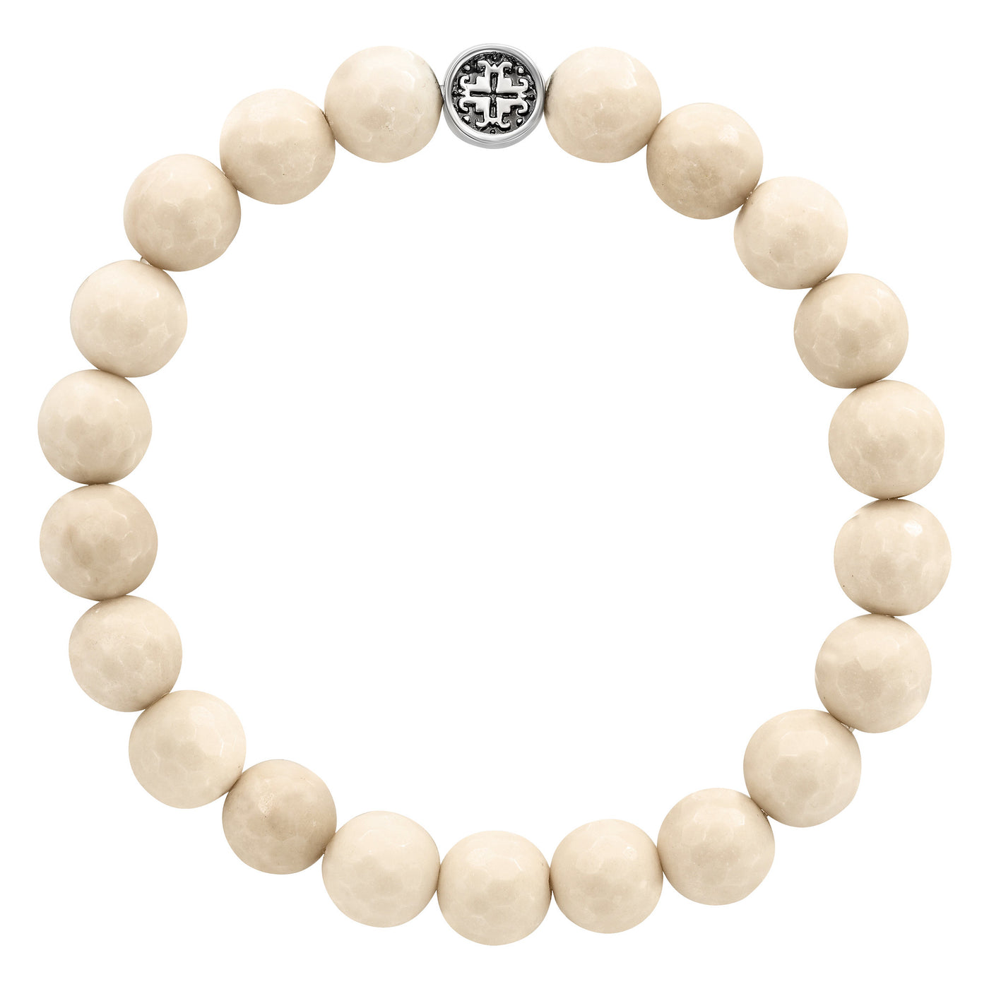 GROWTH: Riverstone Faceted Stretch Bracelet 8mm