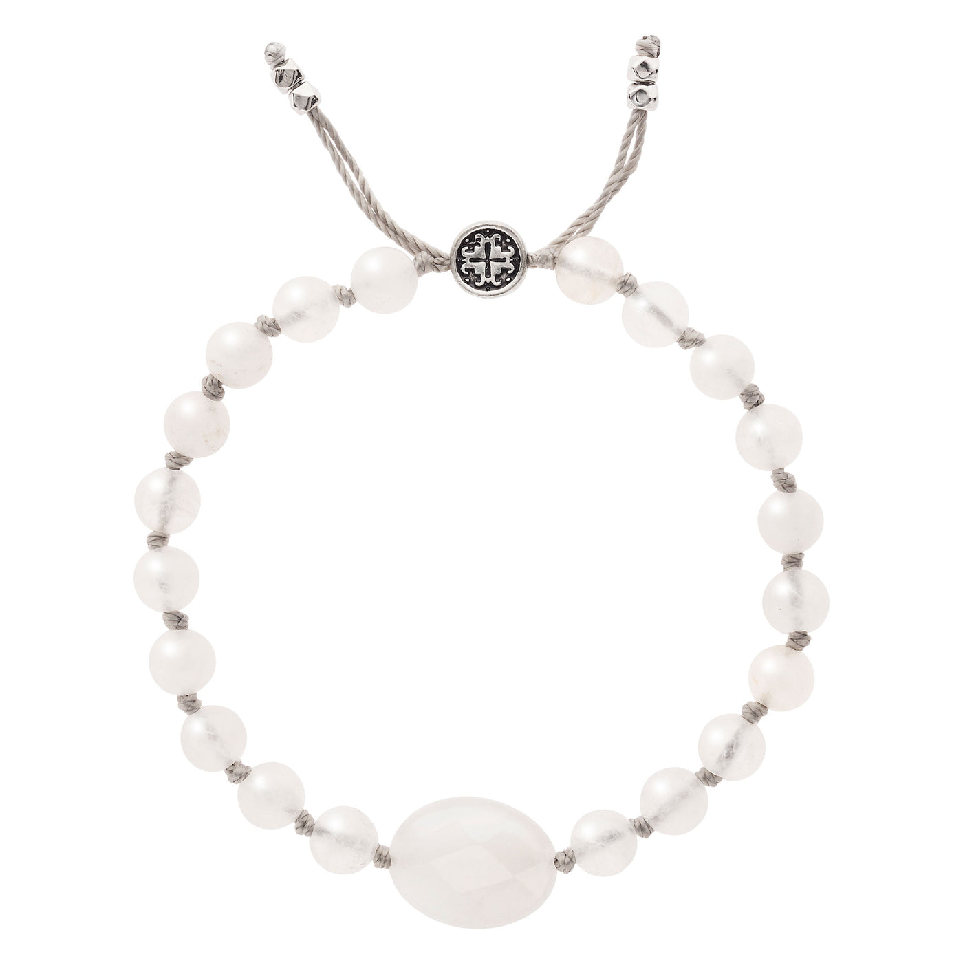 CLARITY: Crystal Quartz Women's Calming Stone Bracelet (6mm)