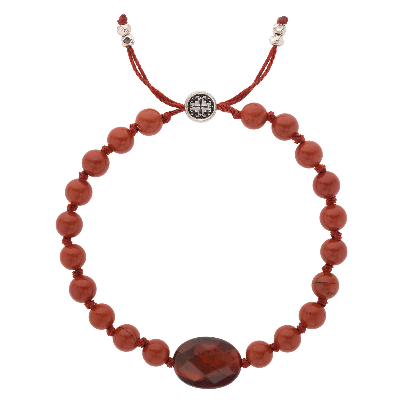 GROUNDING: Red Jasper Women's Calming Stone Bracelet (6mm)