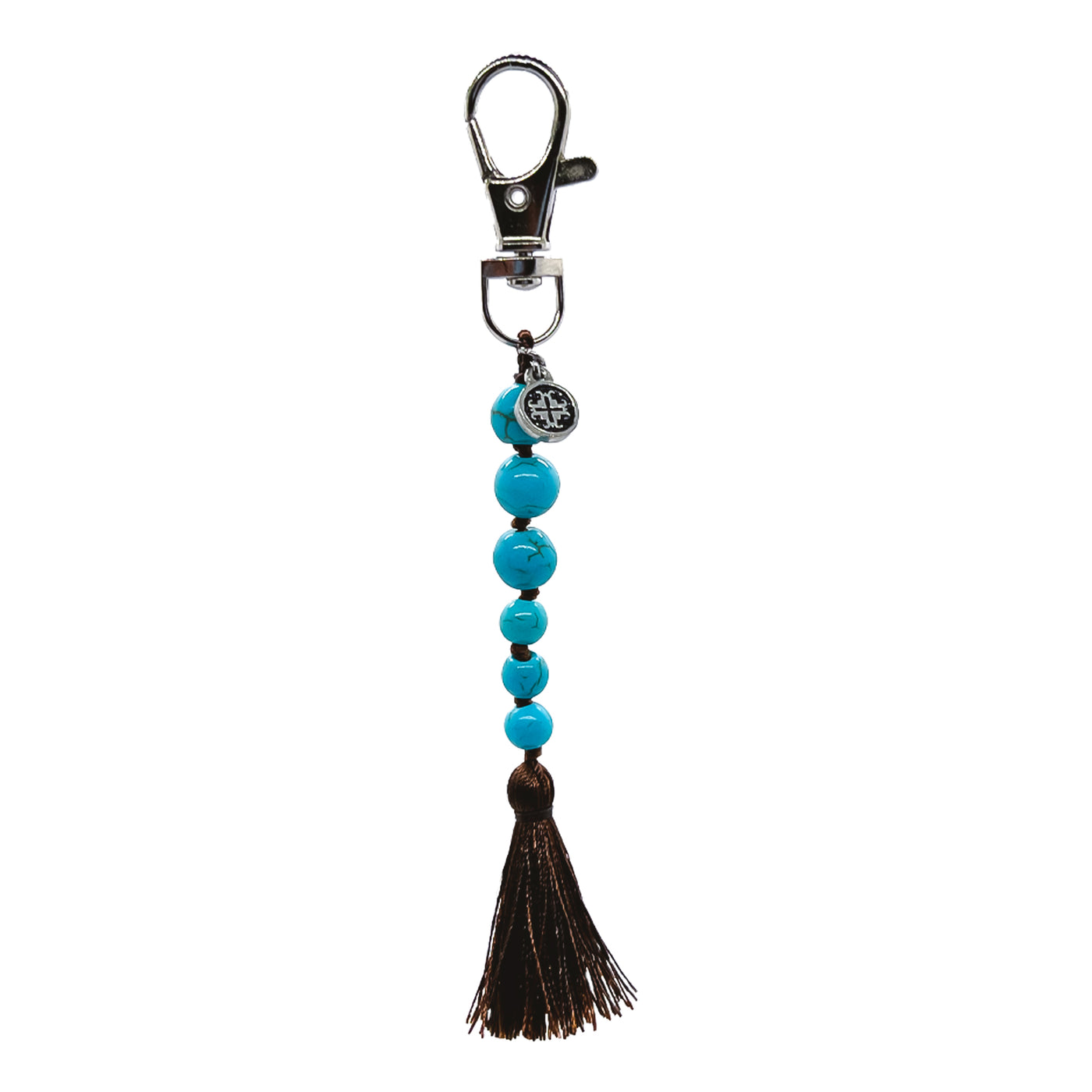 TRANQUILITY: Howlite Turquoise Bag Charm