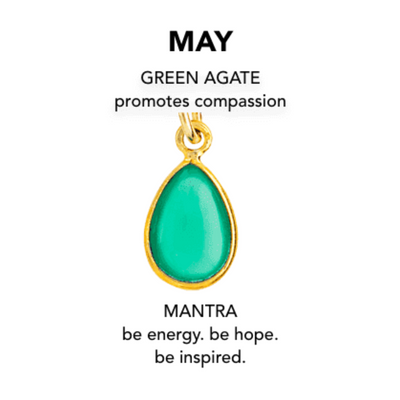 May Birthstone: Green Agate