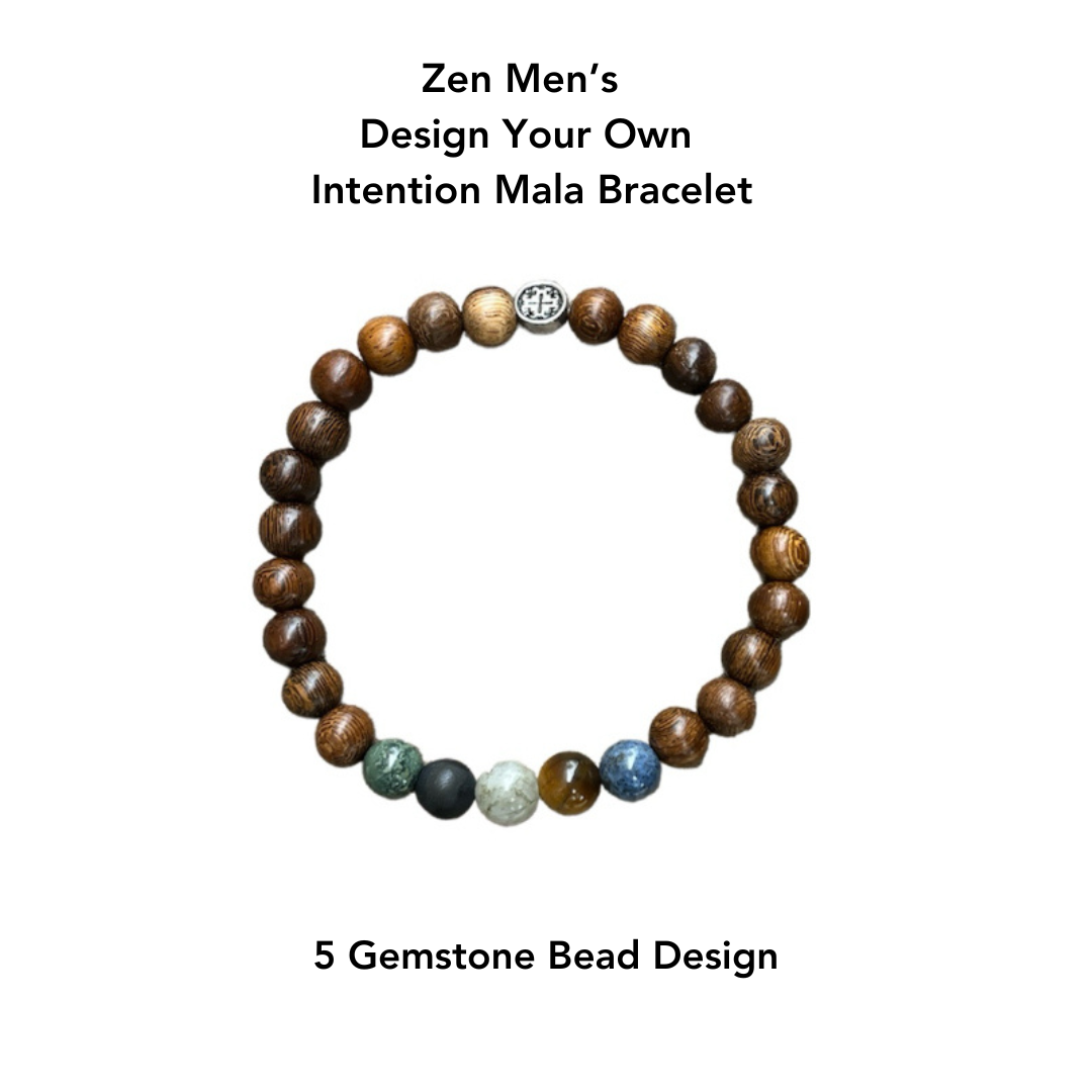 DYO ZEN MEN'S Design Your Own Intention Mala Bracelet