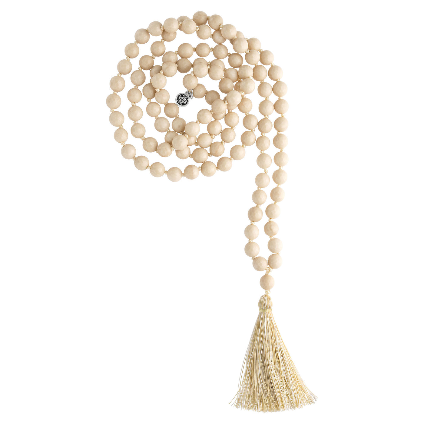 GROWTH: Riverstone Faceted 108 Bead Mala 8mm