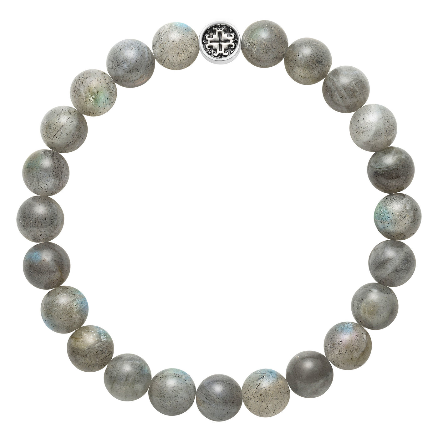 STRENGTH: LABRADORITE Men's-Unisex Stretch Elastic Bracelet