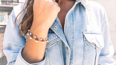 Pearl Satellite Bracelet White