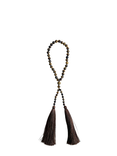 Tiger's Eye Decorative Door Spa Mala