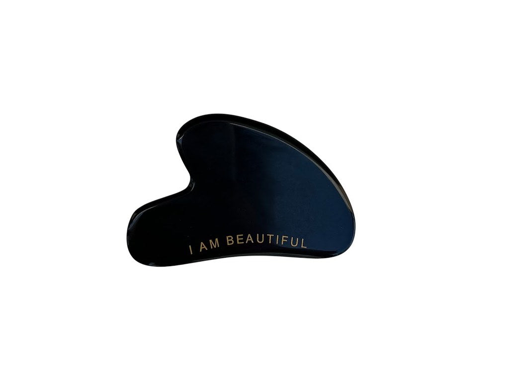 Mantra Gemstone Gua Sha Black Obsidian