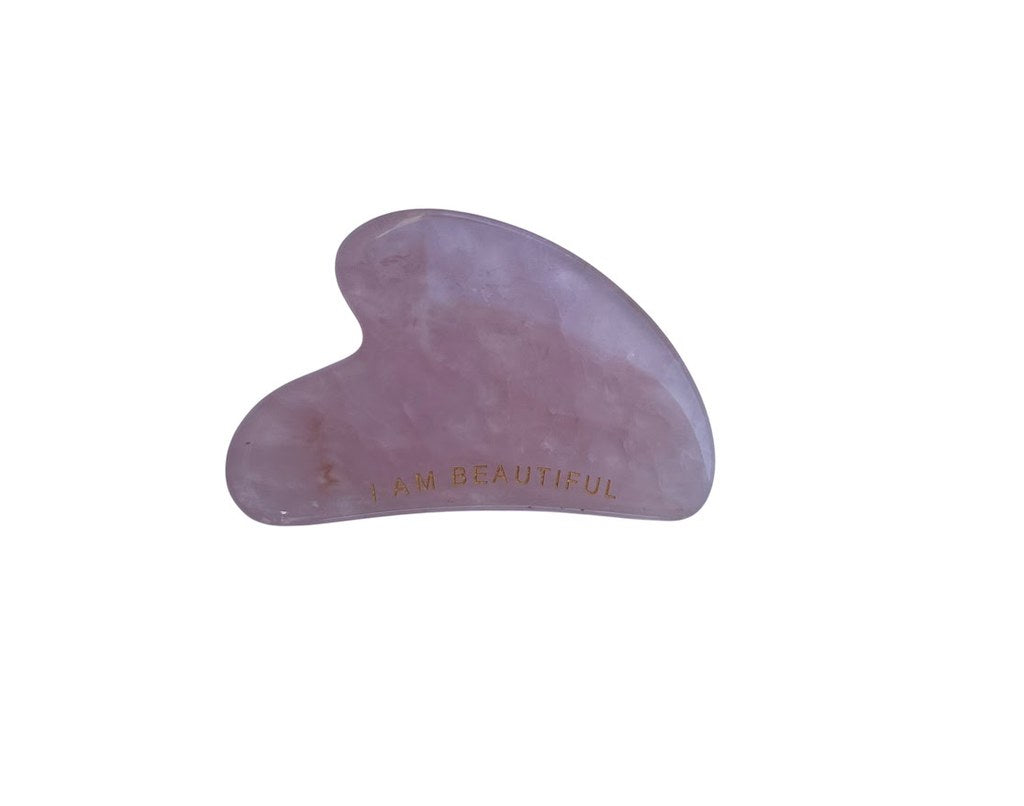 Mantra Gemstone Gua Sha Rose Quartz