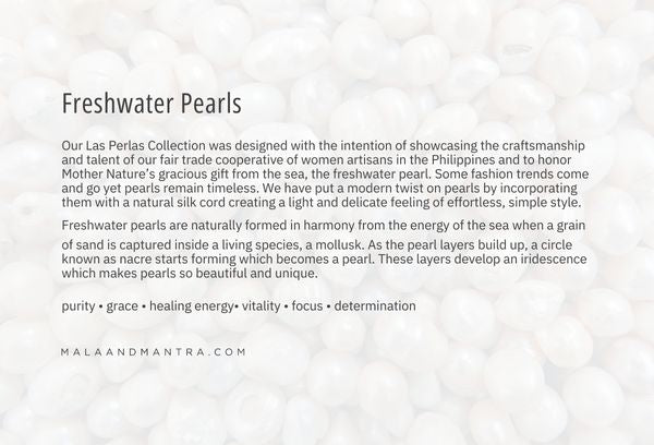 Floating Pearl Adjustable Necklace White