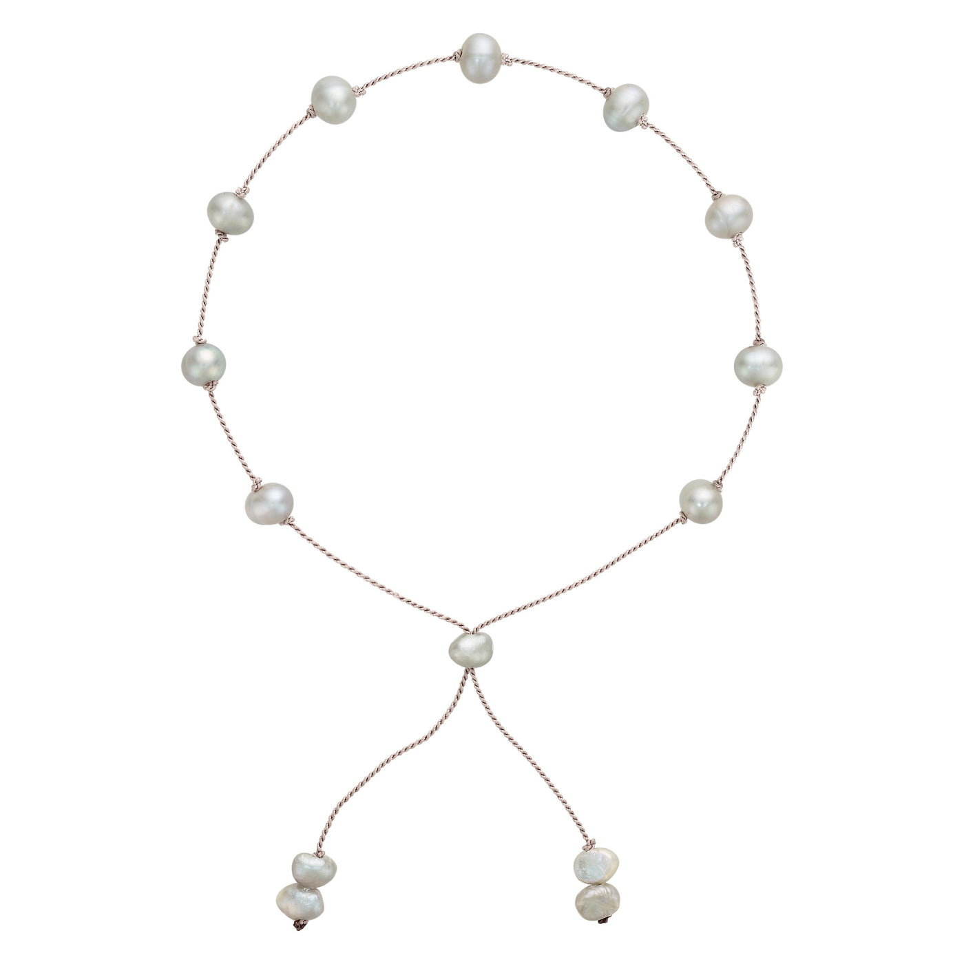 Pearl Satellite Bracelet Gray