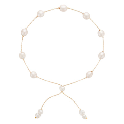 Pearl Satellite Bracelet White