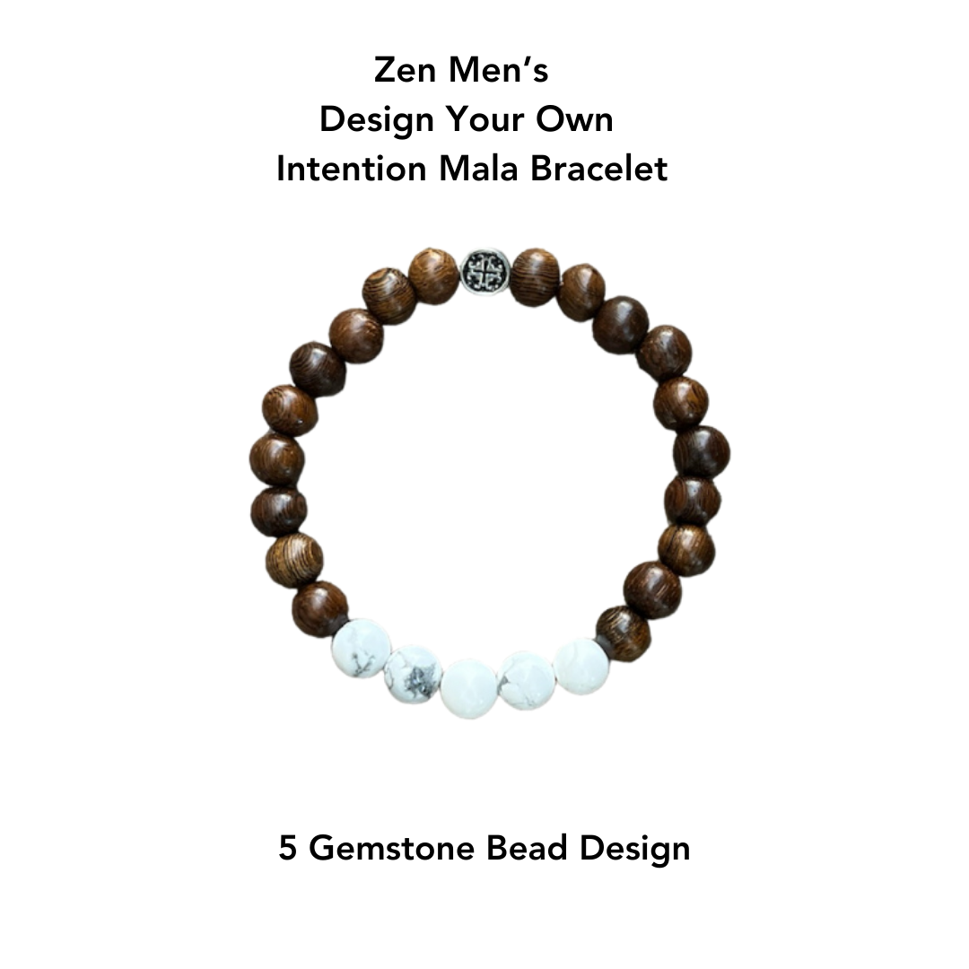 DYO ZEN MEN'S Design Your Own Intention Mala Bracelet