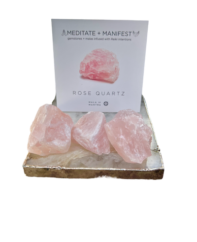 LOVE:  Rose Quartz Gemstone Gift Set