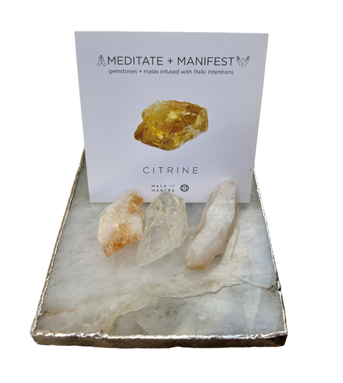 ABUNDANCE:  Citrine Gemstone Gift Set