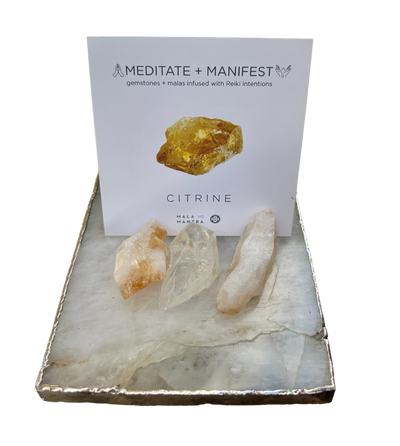 ABUNDANCE:  Citrine Gemstone Gift Set