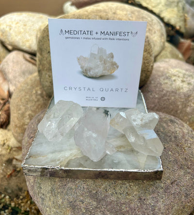 CLARITY:  Crystal Quartz Gemstone Gift Set