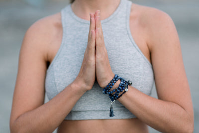 INTUITION: Sodalite 108 Bead Hand-knotted Wrap Mala