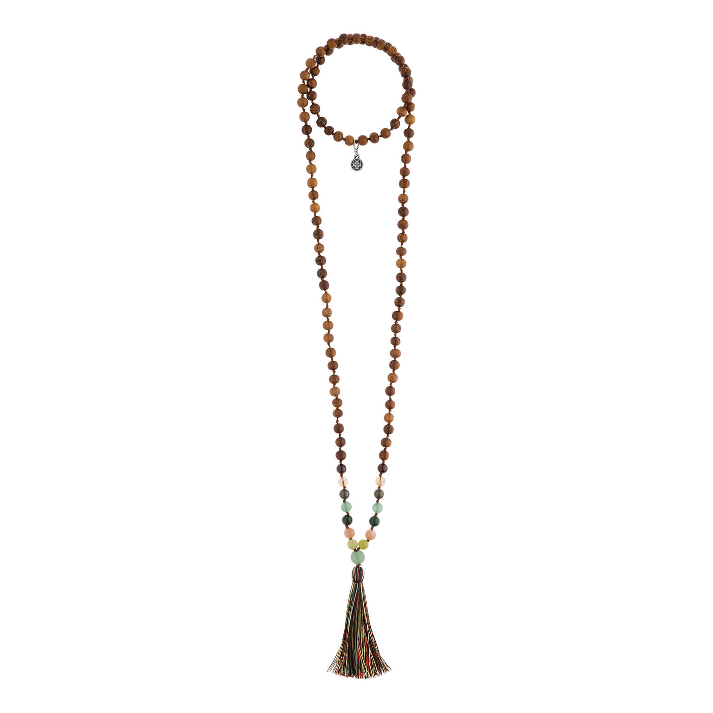 Gratitude 108 Bead Hand-knotted Namaste Mala