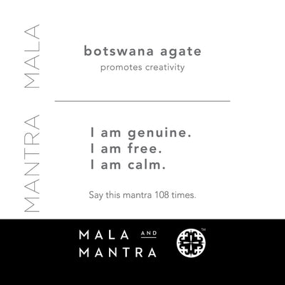 CREATIVITY: Botswana Agate Stretch Bracelet